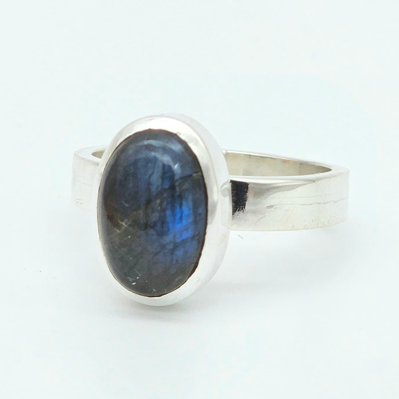 Anillo con Labradorita