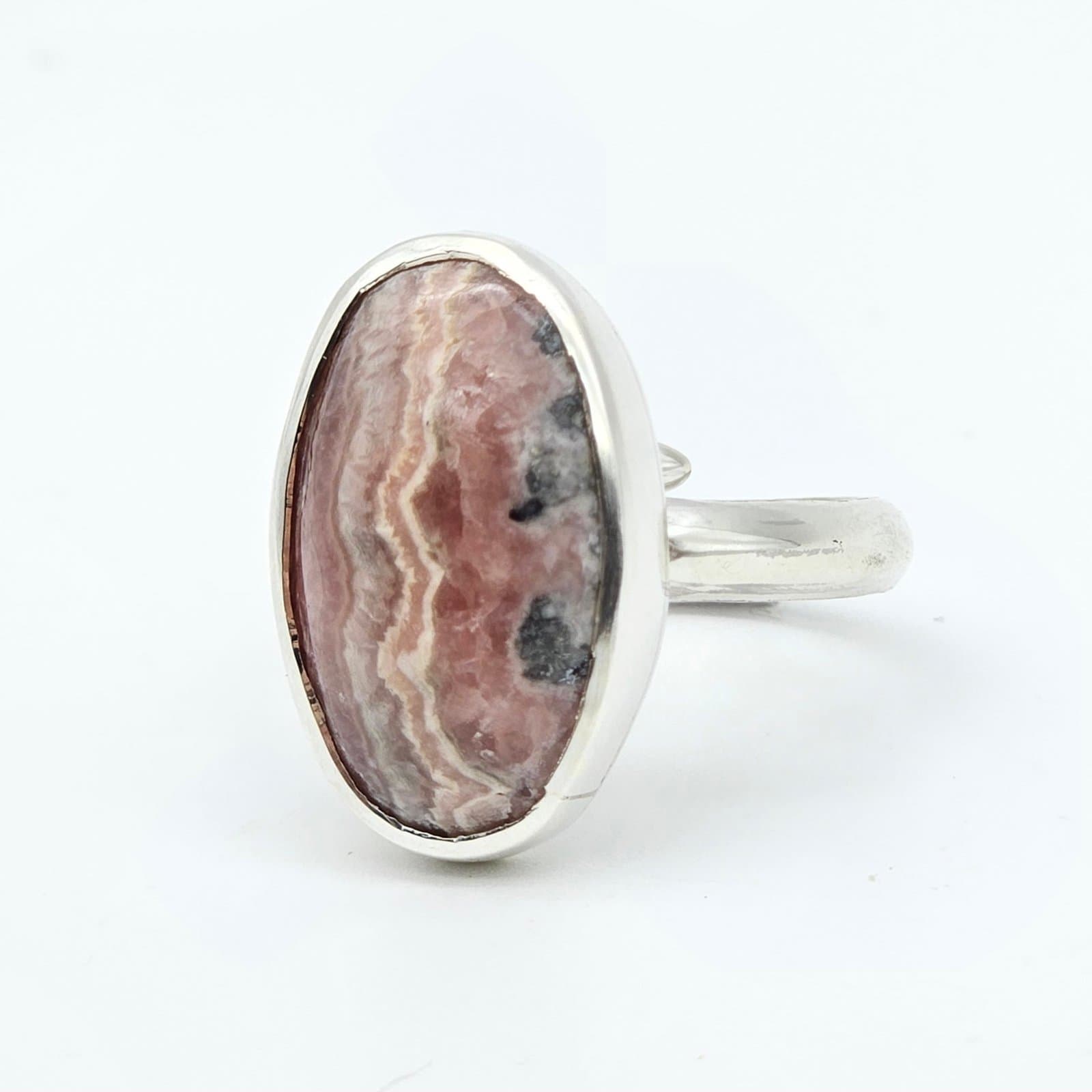 Anillo ajustable con Rodocrosita