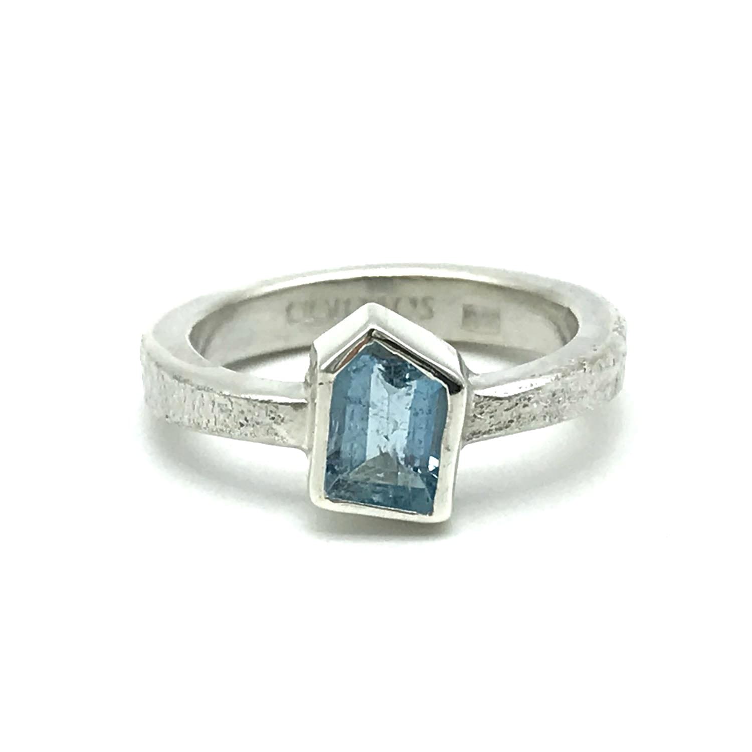 Anillo Ale con Aguamarina irregular